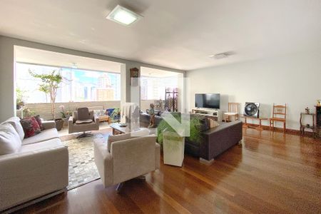 Sala - Estar de apartamento à venda com 4 quartos, 274m² em Lourdes, Belo Horizonte