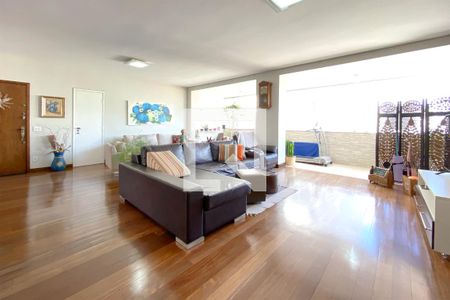 Sala - Estar de apartamento à venda com 4 quartos, 274m² em Lourdes, Belo Horizonte