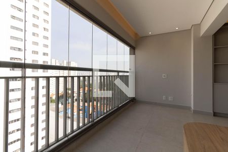 Varanda da Sala de apartamento para alugar com 3 quartos, 80m² em Cambuci, São Paulo