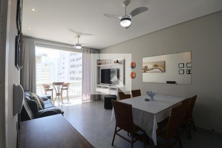 Sala de apartamento para alugar com 3 quartos, 110m² em Centro, Guarujá