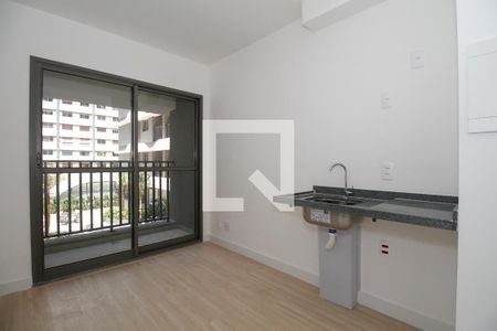 Sala/Cozinha de apartamento para alugar com 1 quarto, 32m² em Pinheiros, São Paulo