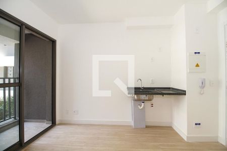 Sala/Cozinha de apartamento para alugar com 1 quarto, 32m² em Pinheiros, São Paulo