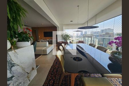 Sala de apartamento à venda com 3 quartos, 130m² em Vila Gertrudes, São Paulo