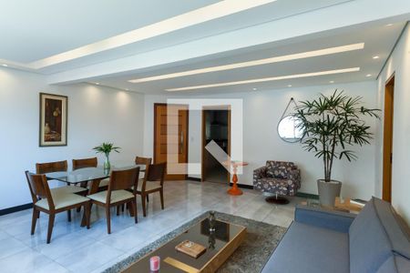 sala de apartamento à venda com 4 quartos, 246m² em Buritis, Belo Horizonte