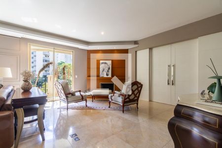 Sala de apartamento para alugar com 4 quartos, 311m² em Campo Belo, São Paulo