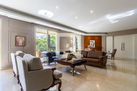 Sala de apartamento para alugar com 4 quartos, 311m² em Campo Belo, São Paulo