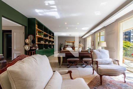 Sala de apartamento para alugar com 4 quartos, 311m² em Campo Belo, São Paulo