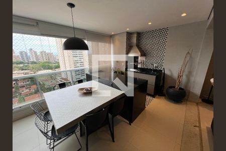 Varanda gourmet de apartamento para alugar com 3 quartos, 126m² em Parque Sul, Ribeirão Preto