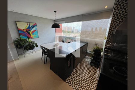 Varanda gourmet de apartamento para alugar com 3 quartos, 126m² em Parque Sul, Ribeirão Preto