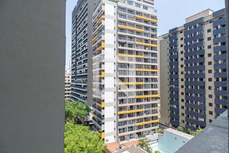 Vista da Varanda da Sala/Quarto de kitnet/studio para alugar com 1 quarto, 41m² em Consolação, São Paulo
