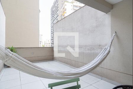 Varanda de kitnet/studio para alugar com 1 quarto, 41m² em Consolação, São Paulo