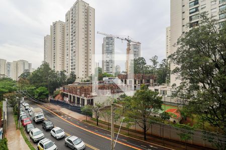 Vista da Sala/Cozinha de apartamento para alugar com 1 quarto, 27m² em Vila Andrade, São Paulo