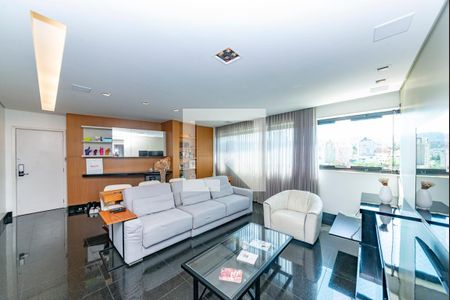 Sala de apartamento à venda com 2 quartos, 103m² em Luxemburgo, Belo Horizonte