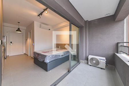Varanda de kitnet/studio à venda com 1 quarto, 27m² em Campo Belo, São Paulo