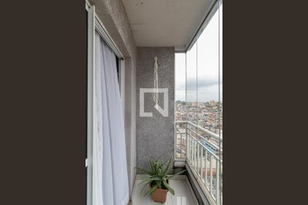 Varanda  de apartamento à venda com 2 quartos, 50m² em Vila Carmosina, São Paulo