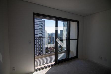 Sala / Quarto - Studio de kitnet/studio para alugar com 1 quarto, 25m² em Santo Amaro, São Paulo