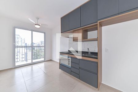 Sala/Cozinha de apartamento à venda com 1 quarto, 26m² em Campo Belo, São Paulo