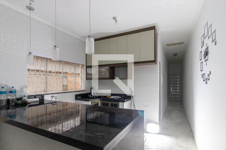 Sala/Cozinha de casa para alugar com 3 quartos, 140m² em Guilhermina, Praia Grande