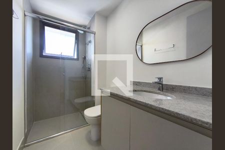 Banheiro de kitnet/studio para alugar com 1 quarto, 27m² em Vila Mariana, São Paulo