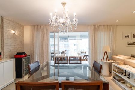 Sala de Jantar de apartamento à venda com 3 quartos, 134m² em Várzea da Barra Funda, São Paulo
