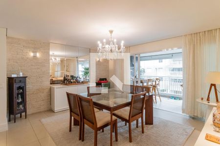 Sala de Jantar de apartamento à venda com 3 quartos, 134m² em Várzea da Barra Funda, São Paulo