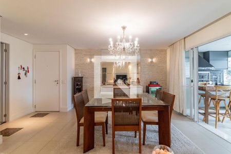 Sala de Jantar de apartamento à venda com 3 quartos, 134m² em Várzea da Barra Funda, São Paulo