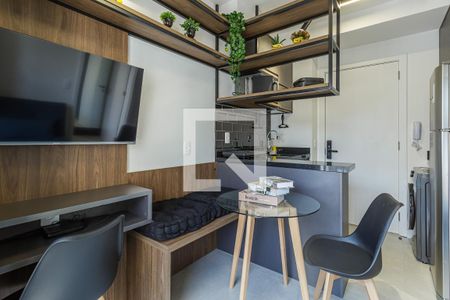Sala de apartamento para alugar com 1 quarto, 25m² em Vila Nova Conceição, São Paulo