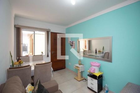 Sala de casa de condomínio à venda com 2 quartos, 50m² em Vila Nova Carolina, São Paulo