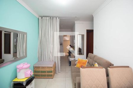 Sala de casa de condomínio à venda com 2 quartos, 50m² em Vila Nova Carolina, São Paulo