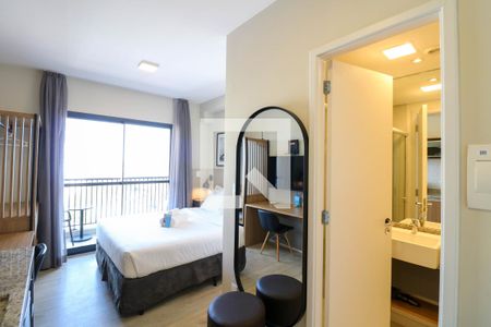 Studio de kitnet/studio para alugar com 1 quarto, 22m² em Jardim das Acácias, São Paulo