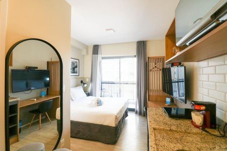 Studio de kitnet/studio para alugar com 1 quarto, 22m² em Jardim das Acacias, São Paulo