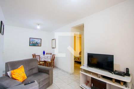 Sala de apartamento à venda com 2 quartos, 49m² em Cidade São Jorge, Santo André