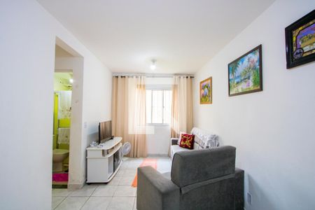 Sala de apartamento à venda com 2 quartos, 49m² em Cidade São Jorge, Santo André