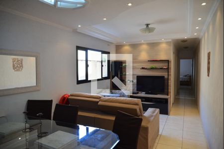 Sala de apartamento à venda com 3 quartos, 109m² em Vila Camilópolis, Santo André