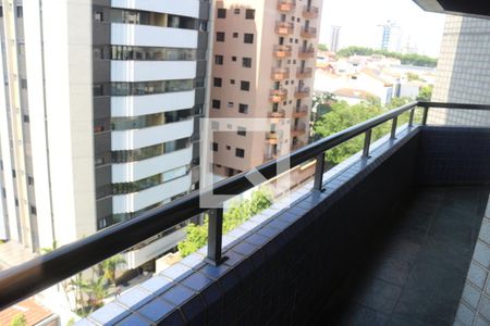 Varanda da Sala de apartamento à venda com 4 quartos, 205m² em Barcelona, São Caetano do Sul