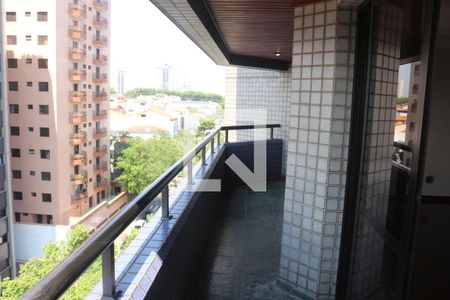 Varanda da Sala de apartamento à venda com 4 quartos, 205m² em Barcelona, São Caetano do Sul