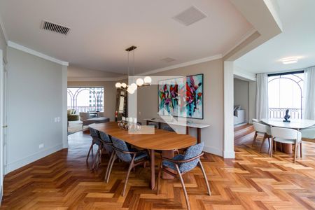 Sala de Jantar de apartamento à venda com 4 quartos, 347m² em Jardim Fonte do Morumbi, São Paulo