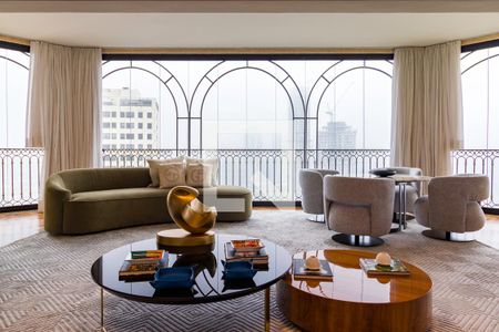 Varanda da Sala de apartamento à venda com 4 quartos, 347m² em Jardim Fonte do Morumbi, São Paulo