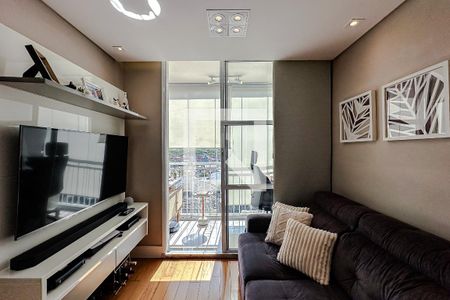 Sala de apartamento à venda com 2 quartos, 47m² em Jardim Sabara, São Paulo