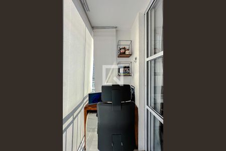 Varanda da Sala de apartamento à venda com 2 quartos, 47m² em Jardim Sabara, São Paulo