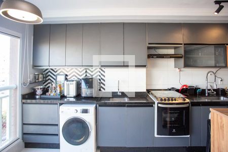 Sala/Cozinha/area de Serviço/Varanda de apartamento à venda com 1 quarto, 35m² em Centro, Diadema