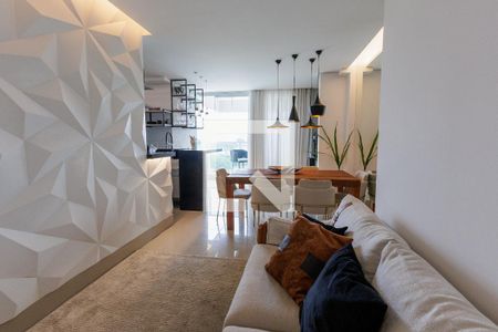 Sala de apartamento para alugar com 3 quartos, 87m² em Vila Bergamo, Indaiatuba