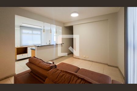 Sala de apartamento para alugar com 3 quartos, 102m² em Cruzeiro, Belo Horizonte
