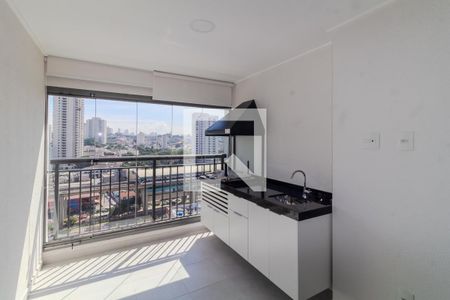 Varanda da Sala de apartamento à venda com 2 quartos, 64m² em Jardim Independência (são Paulo), São Paulo