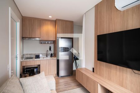 Sala / Cozinha de kitnet/studio à venda com 1 quarto, 47m² em Bela Vista, São Paulo