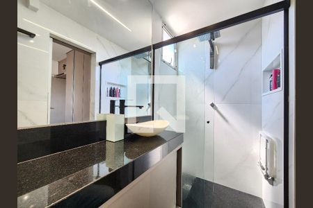 Banheiro da Suíte  de apartamento à venda com 3 quartos, 78m² em Coracao de Jesus, Belo Horizonte