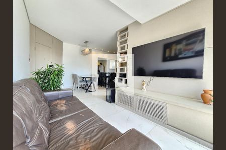Sala  de apartamento à venda com 3 quartos, 78m² em Coracao de Jesus, Belo Horizonte