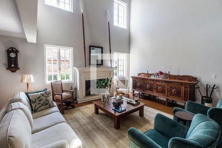 Sala de casa de condomínio à venda com 4 quartos, 645m² em Residencial Zero (tambore), Santana de Parnaíba