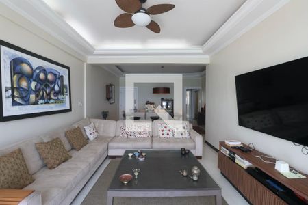 Sala de apartamento para alugar com 5 quartos, 220m² em Centro, Guarujá