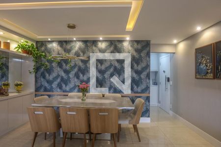 Sala  de apartamento à venda com 3 quartos, 105m² em Centro, Diadema